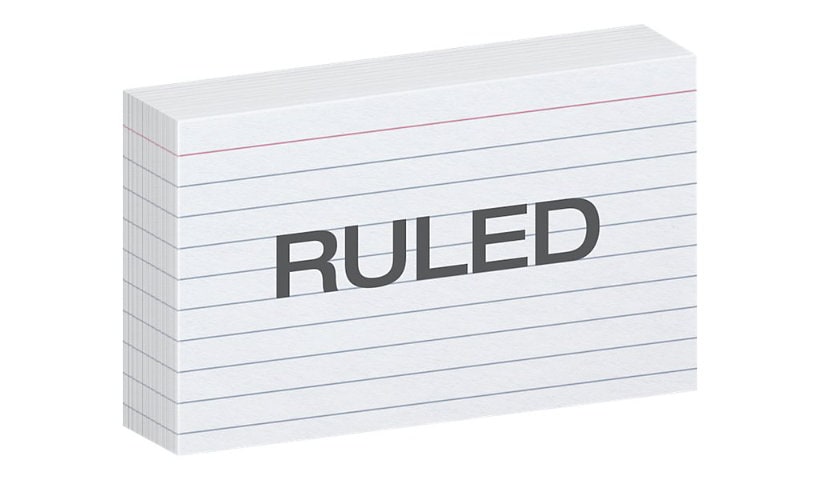 Oxford - index card - 3 in x 5 in (pack of 100)