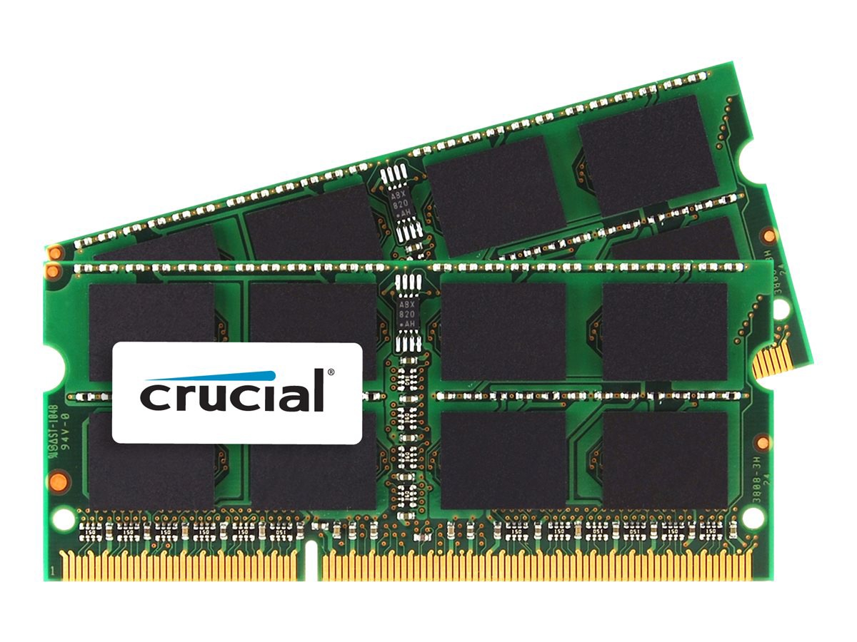 Crucial - DDR3L - kit - 32 GB: 2 x 16 GB - SO-DIMM 204-pin - 1866 MHz / PC3