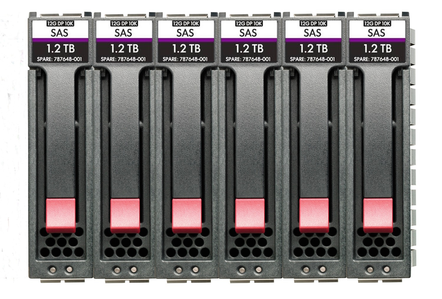 HPE MSA 60TB 3.5" LFF SAS 12Gbps Midline 7.2K 512e HDD Bundle - 6-pack