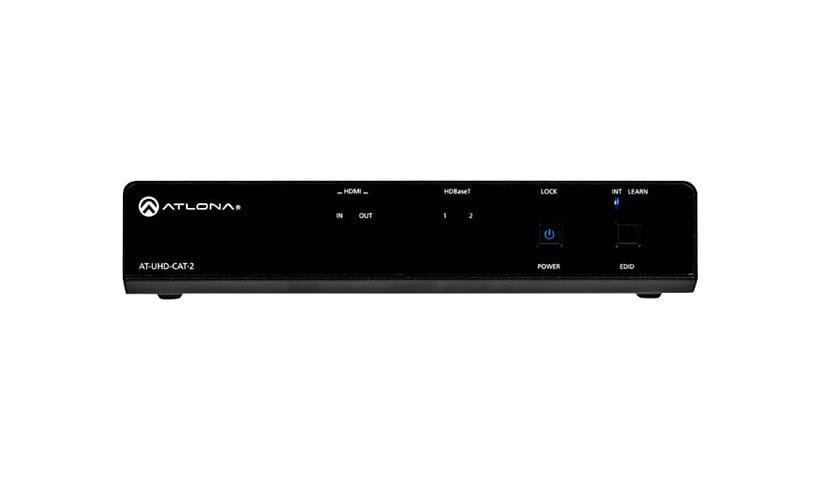 Atlona AT-UHD-CAT-2 4K/UHD HDMI to HDBaseT Distribution Amplifier - video/audio/infrared/serial extender - HDBaseT