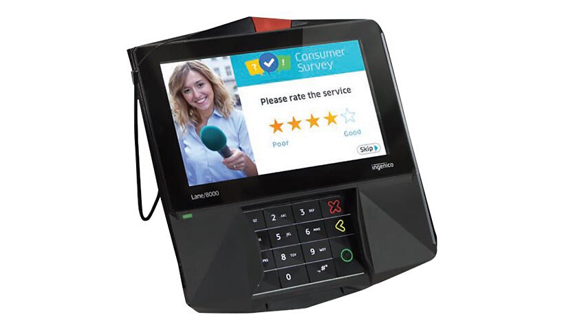 Ingenico Lane/8000 Deluxe 7" Color Touch Smart Terminal