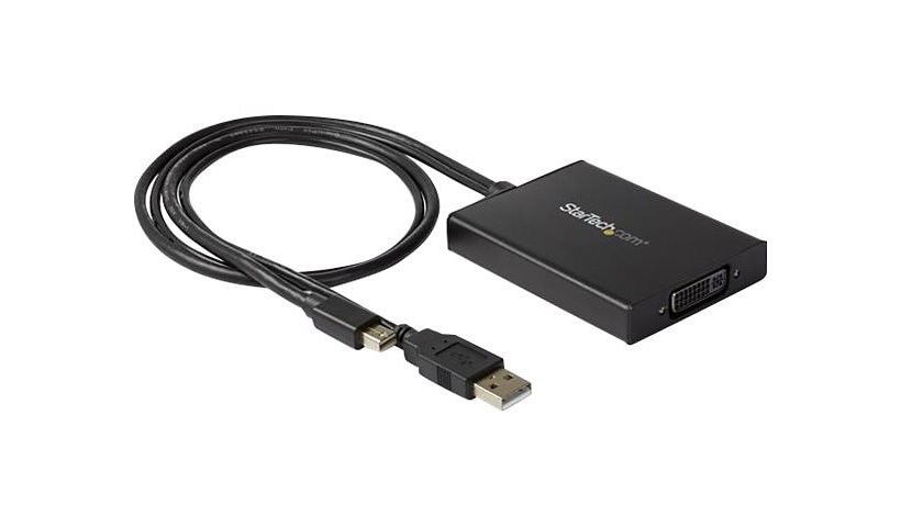 StarTech.com Mini DisplayPort to Dual-Link DVI Adapter - Dual-Link Connectivity - USB Powered - DVI Active Display