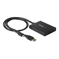 StarTech.com Mini DisplayPort to Dual-Link DVI Adapter - Dual-Link Connectivity - USB Powered - DVI Active Display