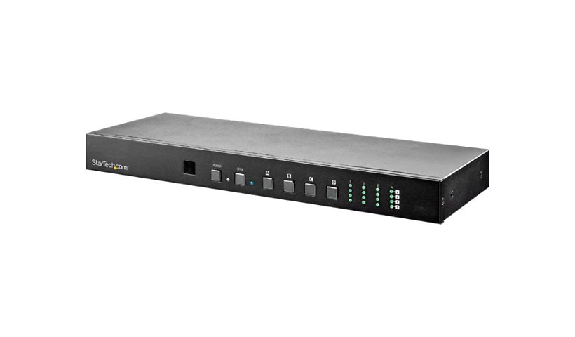 StarTech.com 4x4 HDMI Matrix Switch w/Audio and Ethernet Control - 4K 60Hz