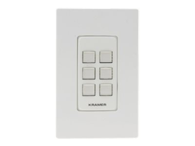 Kramer RC-306 - US-D Version - keypad - black, white