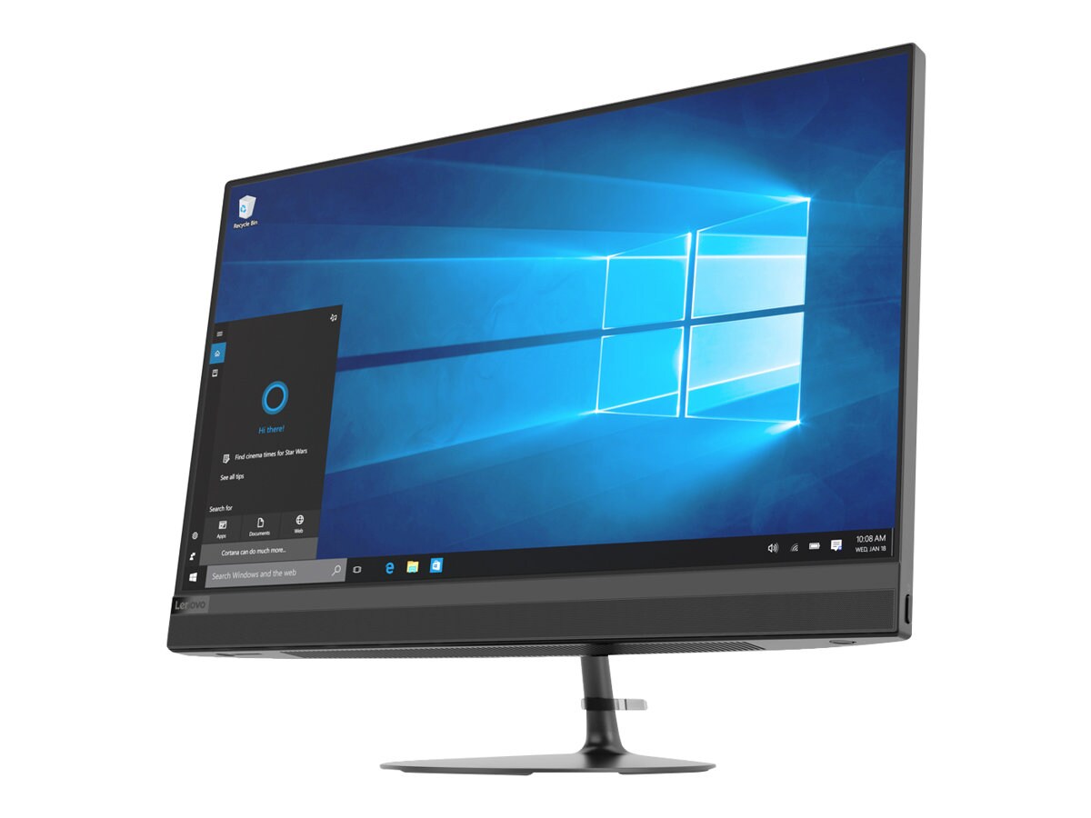 Lenovo 520-24ICB - all-in-one - Core i7 8700T 2.4 GHz - 8 GB - 1 TB - LED 23.8" - US