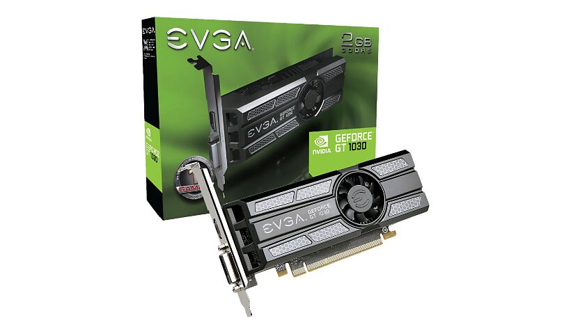 EVGA GeForce GT 1030 - graphics card - GF GT 1030 - 2 GB