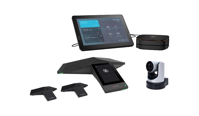 Poly - Polycom + HP SRS Large Room Bundle - video conferencing kit - with H
