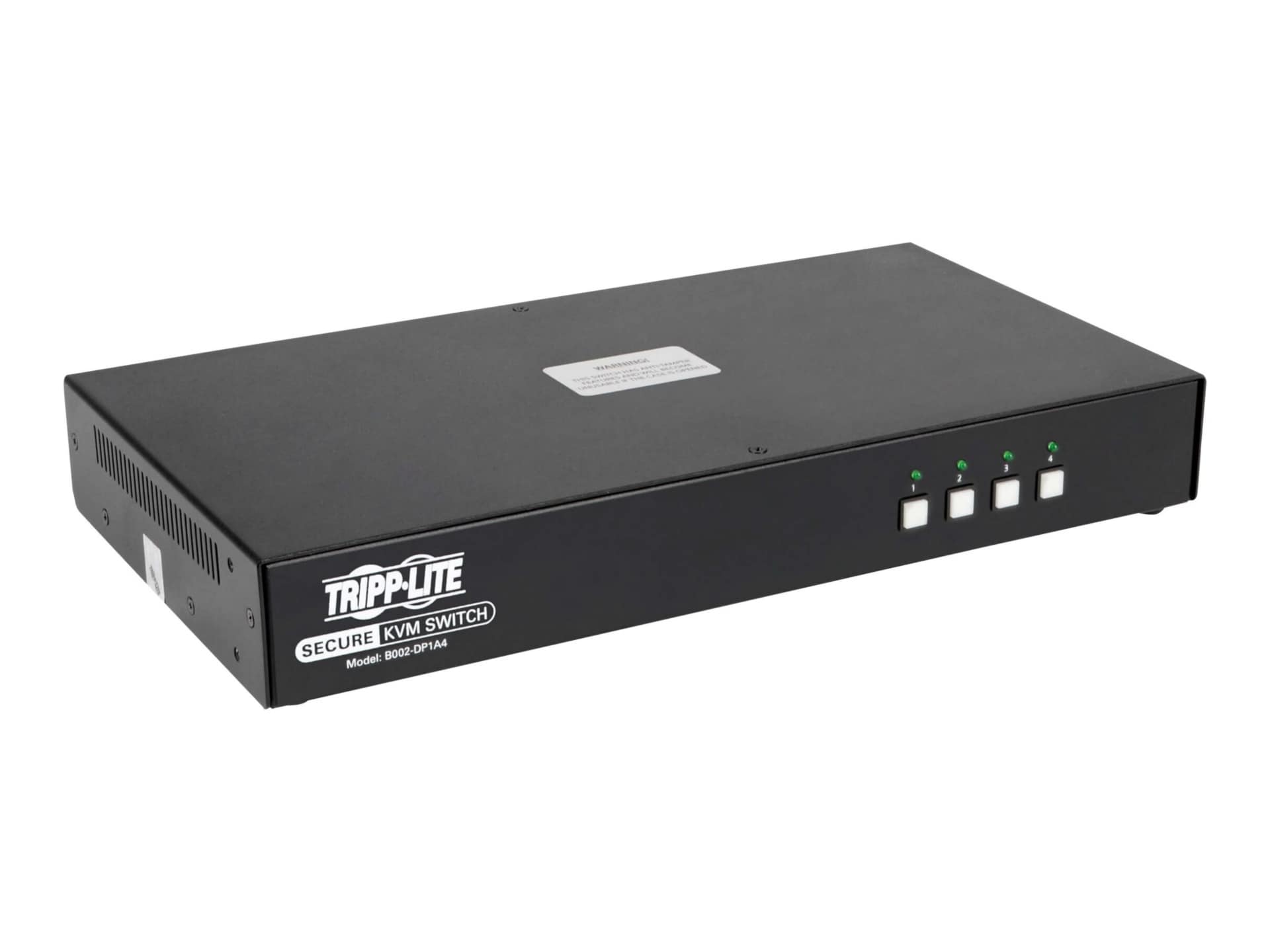Tripp Lite Secure KVM Switch, DisplayPort to DisplayPort - 4 Ports, 4K, NIA