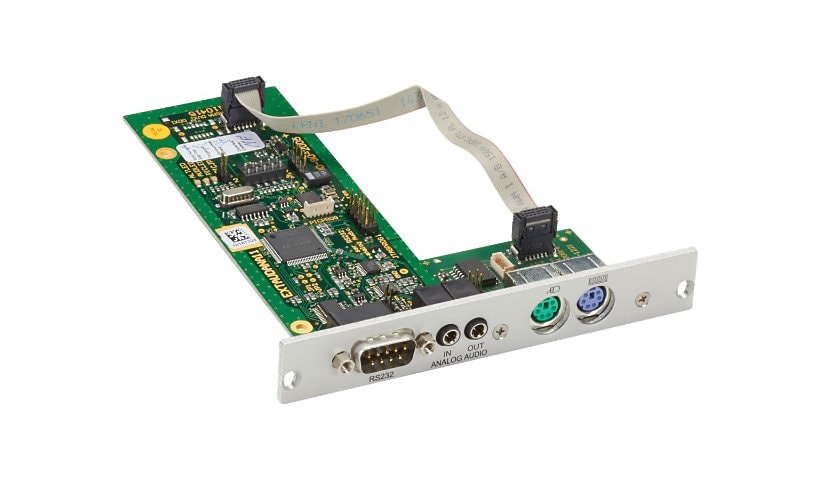 Black Box DKM FX Receiver Modular Interface Card - keyboard/mouse/audio/serial extender