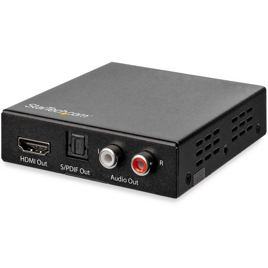 StarTech.com Audio Extractor 4K 60Hz - HDR - Toslink Optical Audio - HD202A Audio & Video - CDW.com
