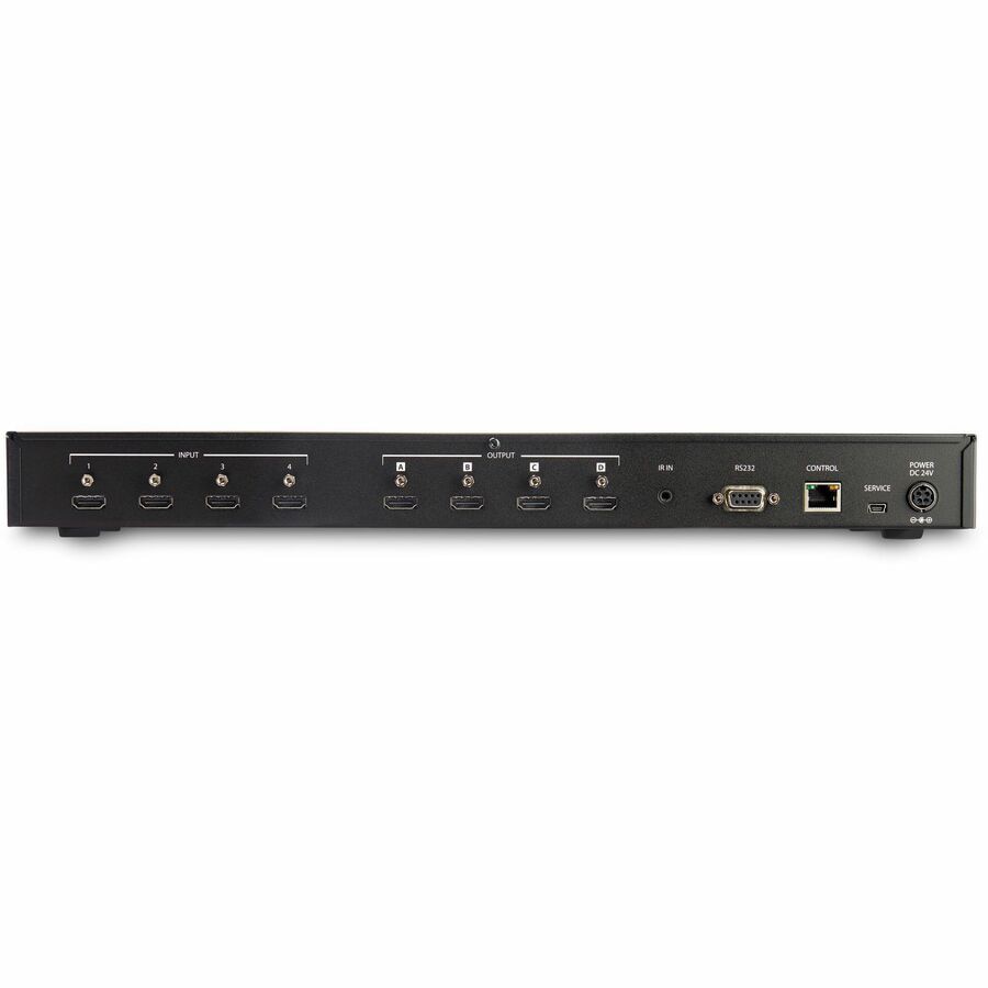 Thumbnail 4 of 6 for StarTech.com 4x4 HDMI Matrix Switch with Audio and Ethernet/RS232 Control, 4K 60Hz, HDMI Switcher Box, Rack TAA