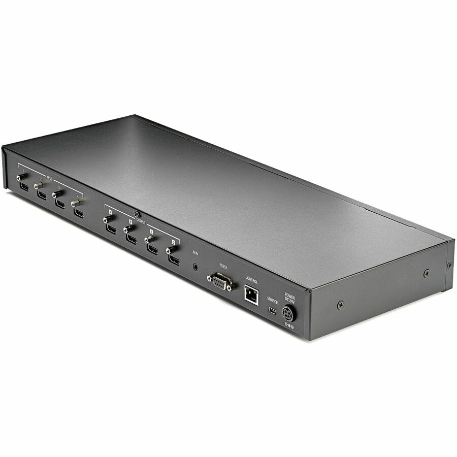 Thumbnail 5 of 6 for StarTech.com 4x4 HDMI Matrix Switch with Audio and Ethernet/RS232 Control, 4K 60Hz, HDMI Switcher Box, Rack TAA