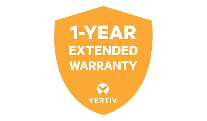 Vertiv Extended Warranty Service - contrat de maintenance prolongé - 1 année