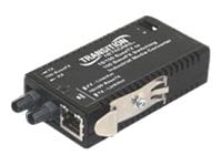 Transition Networks M/E-ISW Series - fiber media converter - 10Mb LAN, 100M