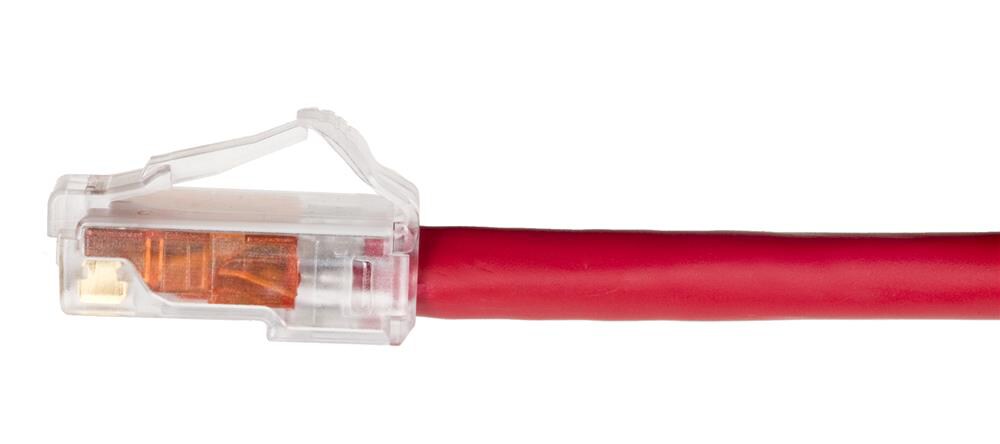 CommScope 7' Cat 6 24AWG 4-Pair Unshielded Twisted Pair Patch Cord - Red