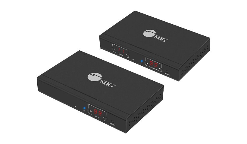 SIIG HDMI Over IP Extender / Matrix with IR - Kit - video/audio/infrared/se