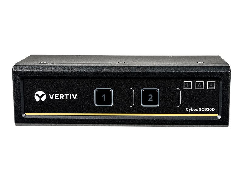 Vertiv Cybex SC900 Secure Desktop KVM | 2 Port Dual-Head | DP in/DP out