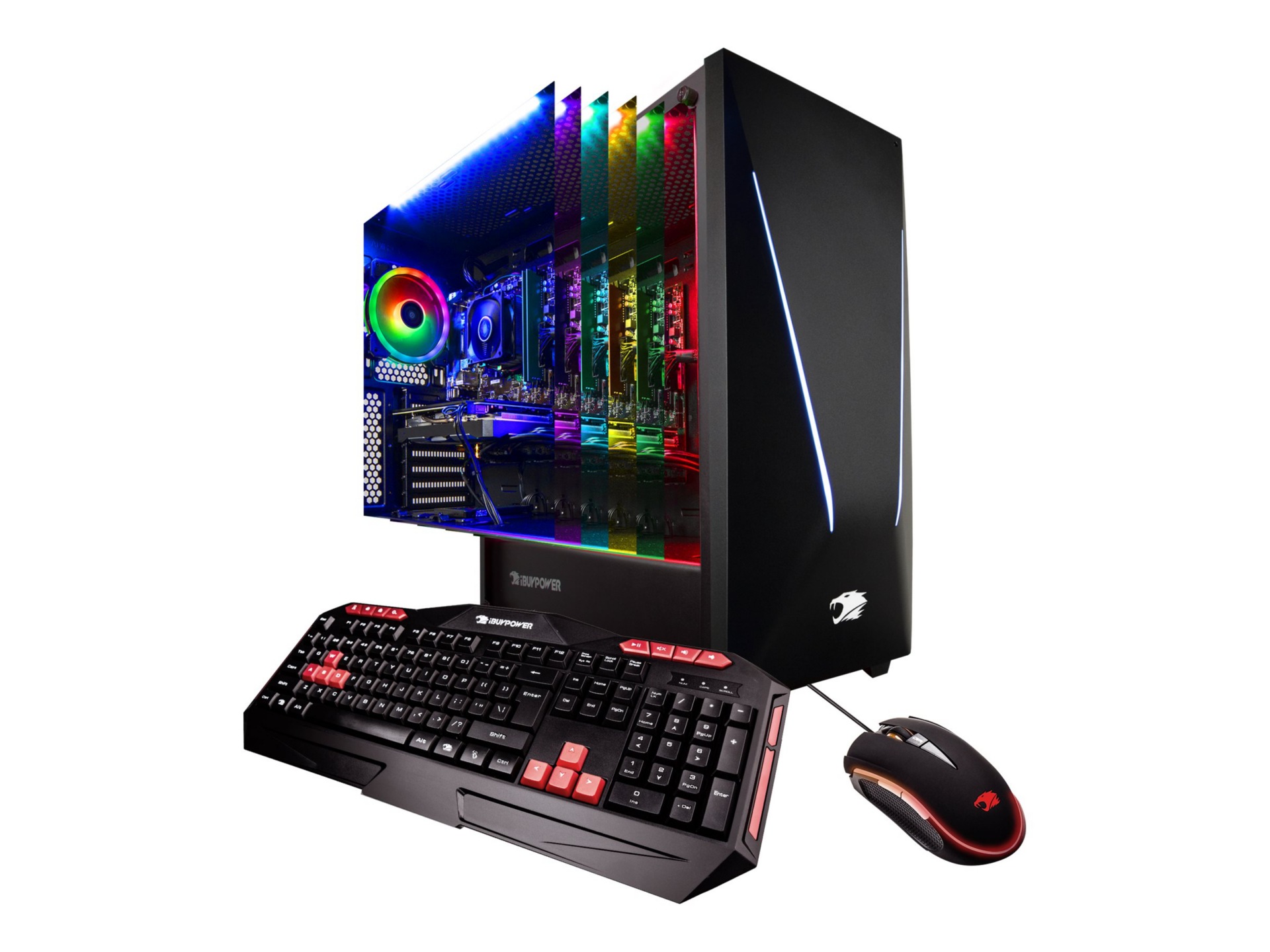 iBuyPower CDW03261902 - tower - Ryzen 7 2700X 3.7 GHz - 16 GB - SSD 480 GB