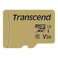 Transcend 500S - flash memory card - 64 GB - microSDXC