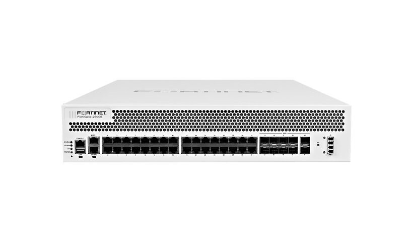 Fortinet FortiGate 2500E - security appliance - with 1 year FortiCare 24X7