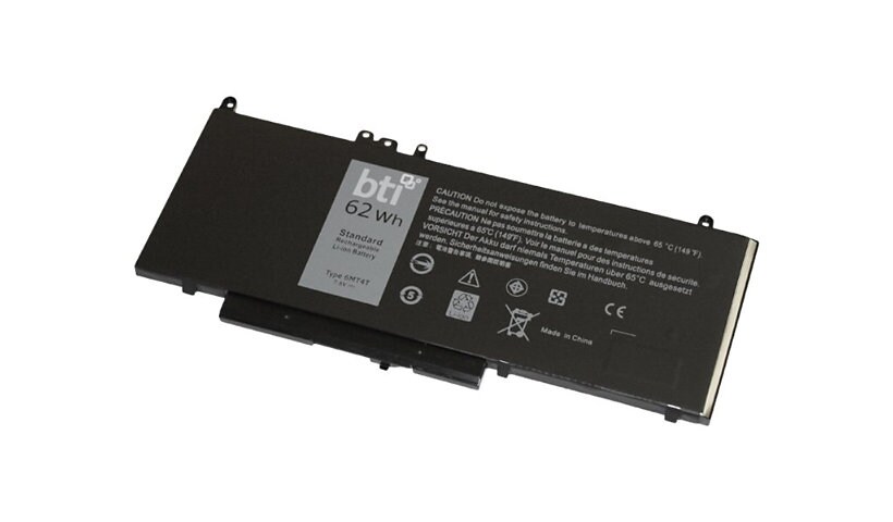 BTI 451-BBTX-BTI - notebook battery - Li-pol - 8157 mAh - 62 Wh
