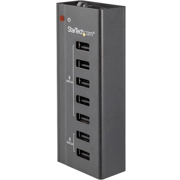 StarTech.com 7 Port USB Charging Station with 5x 1A Ports and 2x 2A Ports -
