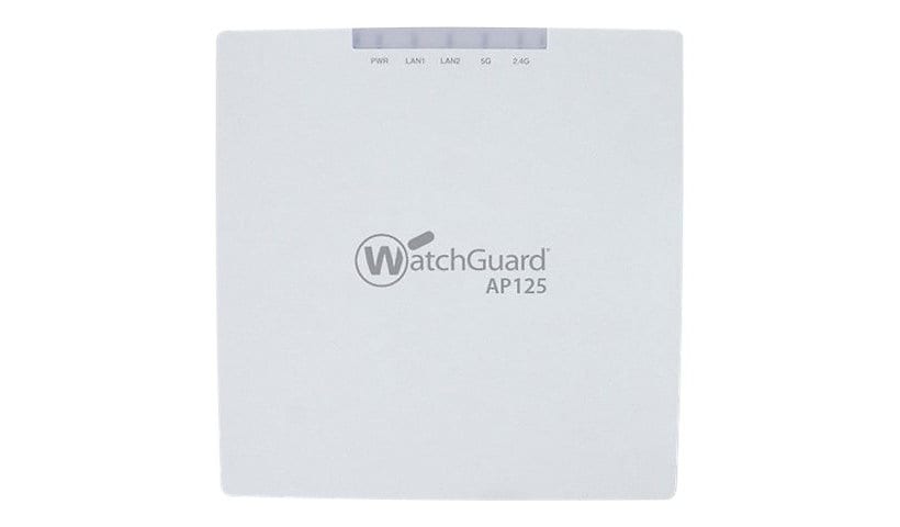 WatchGuard AP125 - wireless access point - with 3 years Secure Wi-Fi