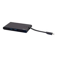 C2G USB C Docking Station with 4K HDMI, USB, Ethernet, VGA, and SD Card Reader - Power Delivery up to 100W