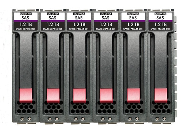 HPE Enterprise - hard drive - 900 GB - SAS 12Gb/s (pack of 6)