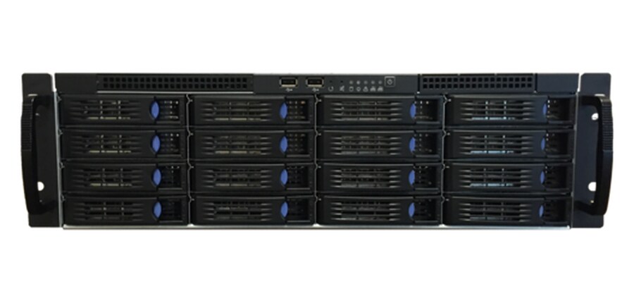 IPConfigure MAKO 3U Network Surveillance Server with 48TB Hard Drive