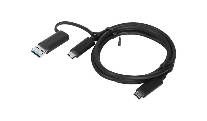 Lenovo - USB-C cable - 24 pin USB-C to 24 pin USB-C - 3.3 ft