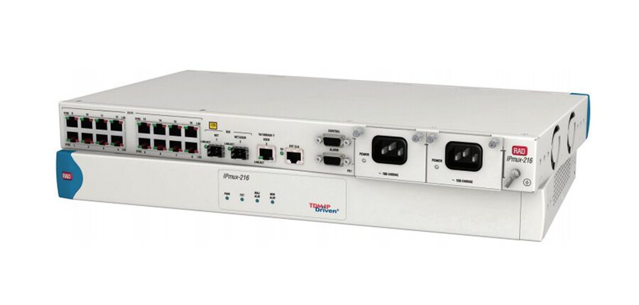 RAD Direct IPmux-216 TDM Pseudowire Access Gateway with 16x T1 Ports