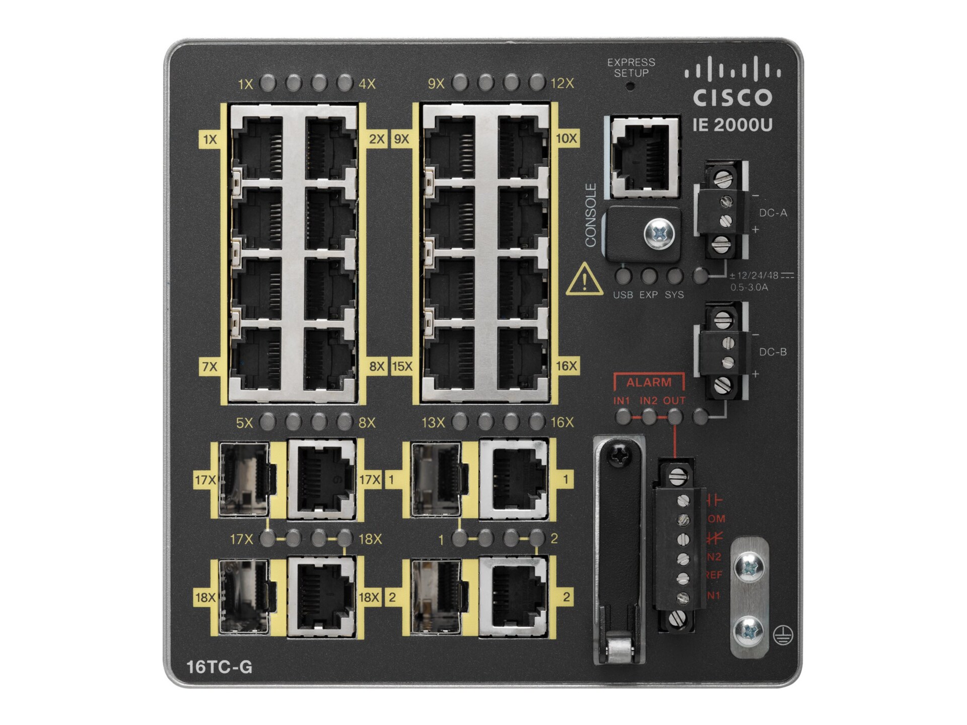 Cisco Industrial Ethernet 2000u Series Switch 20 Ports Managed Ie 2000u 16tc G X