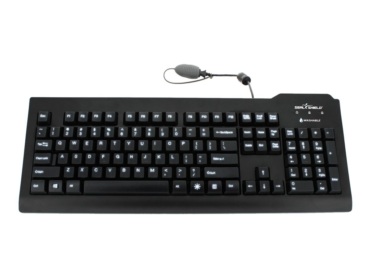 Seal Shield SILVER SEAL - keyboard - QWERTY - US - black