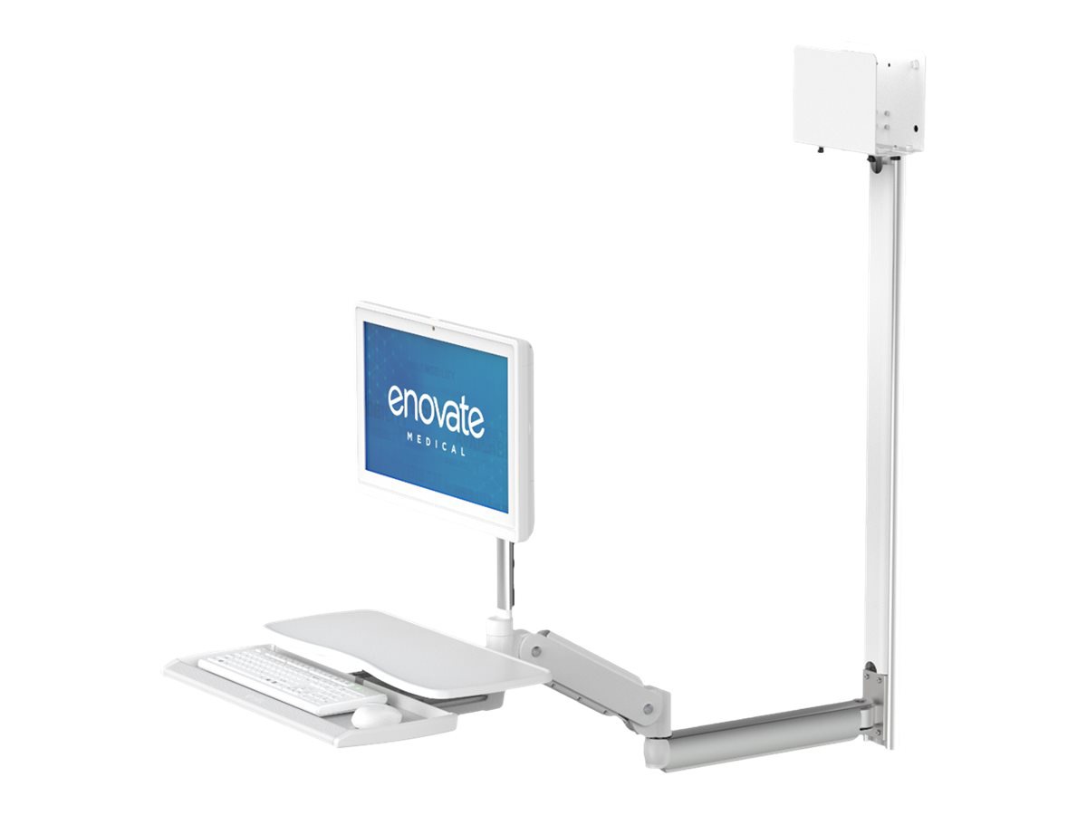 Enovate Medical e997 with eDesk mounting kit - for LCD display / keyboard / mouse / CPU