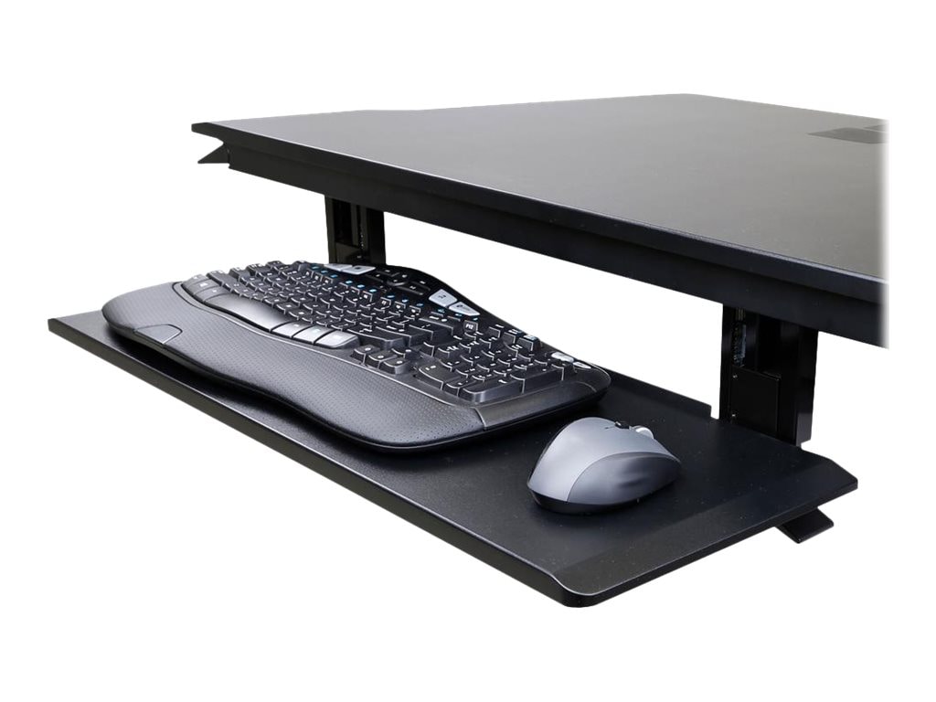 Ergotron Deep WorkFit-TX keyboard shelf - mounting component - for keyboard / mouse - black