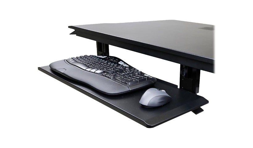 Ergotron Deep WorkFit-TX keyboard shelf - mounting component - for keyboard / mouse - black