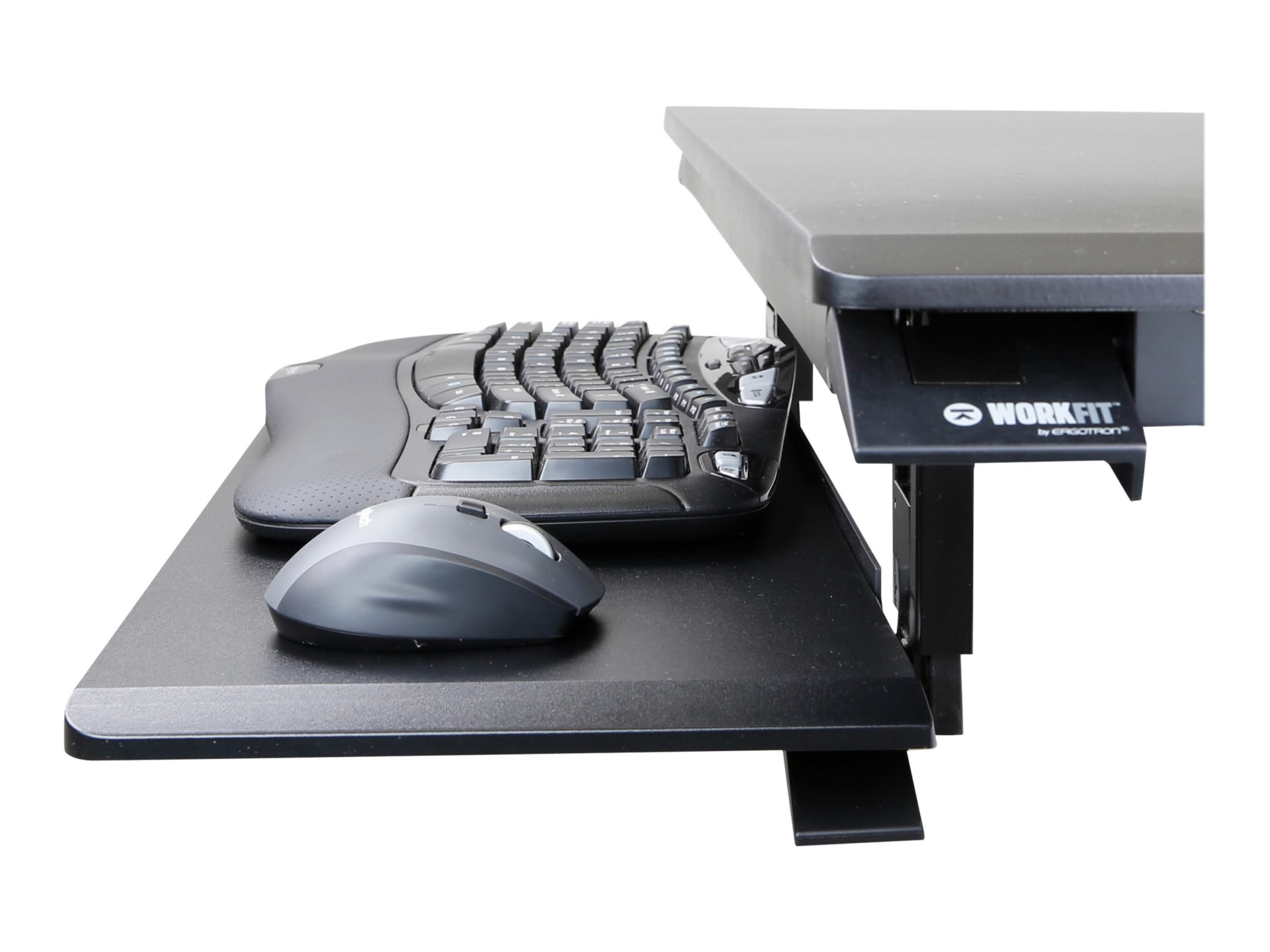 Thumbnail 2 of 2 for Ergotron Deep WorkFit-TX keyboard shelf mounting component - for keyboard / mouse - black