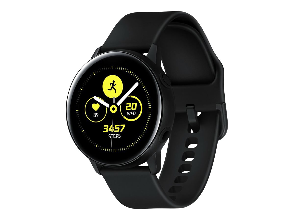 Samsung Galaxy Watch Active - black - smart watch with band - 4 GB