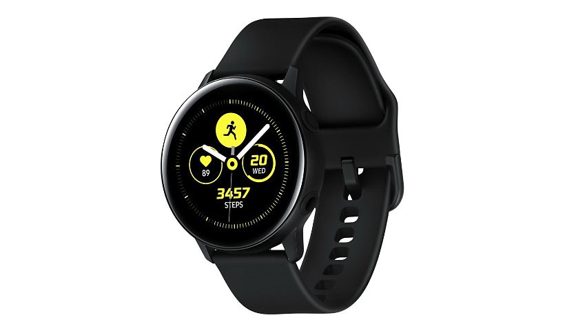 Samsung Galaxy Watch Active - black - smart watch with band - 4 GB
