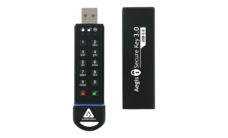 Apricorn Aegis Secure Key 3.0 - USB flash drive - 1 TB - Compliant - ASK3-1TB - USB Flash Drives - CDW.com