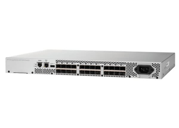 HPE 8/8 Base 1U 8-Port Enabled SAN Fibre Channel Switch