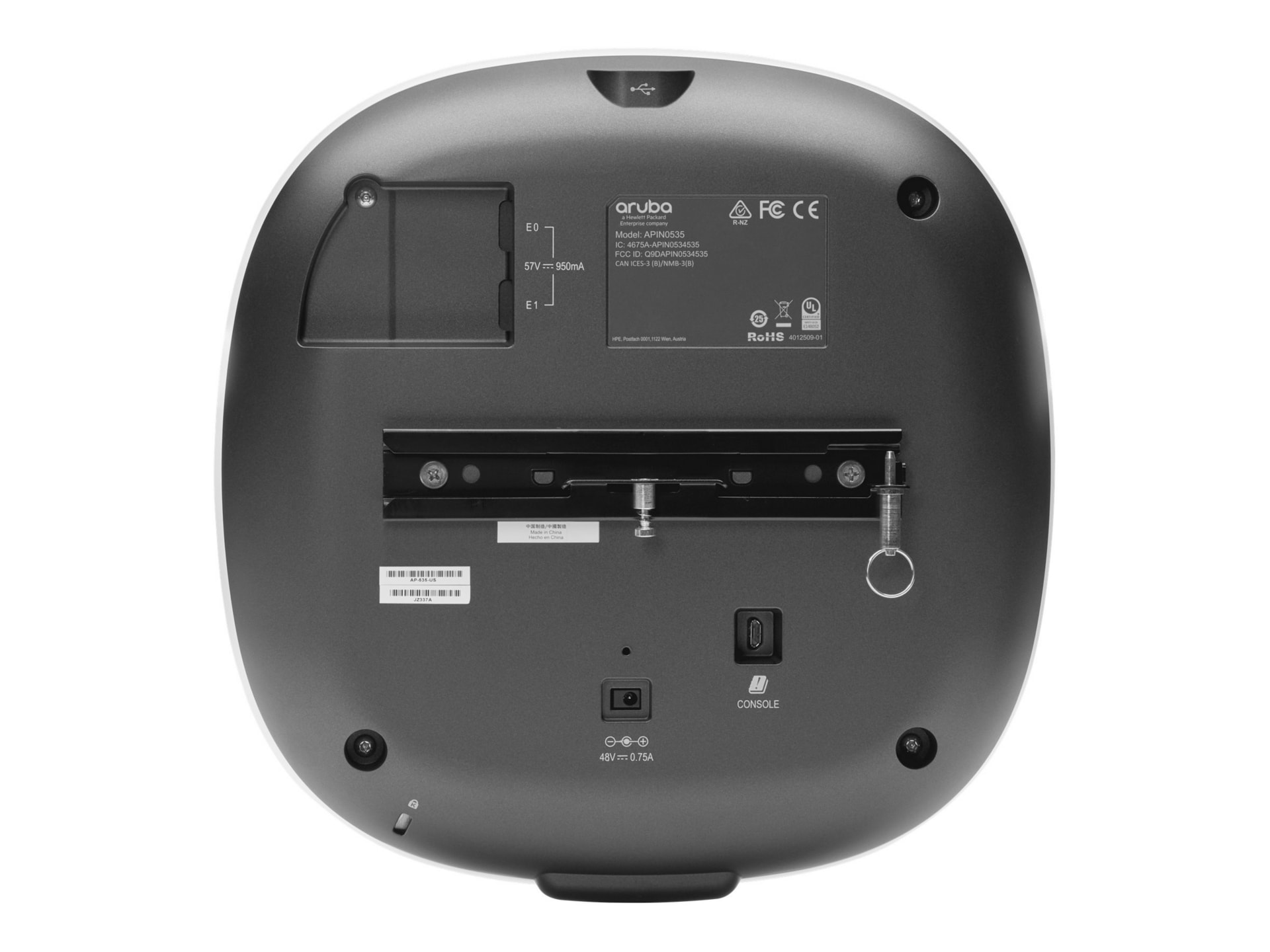 Thumbnail 2 of 3 for HPE Aruba AP-535 (US) - Campus - wireless access point - ZigBee, Bluetooth, Wi-Fi 6