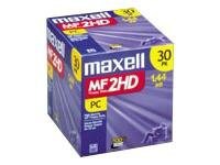 Maxell MF 2HD - floppy disk x 30 - 1.44 MB - storage media