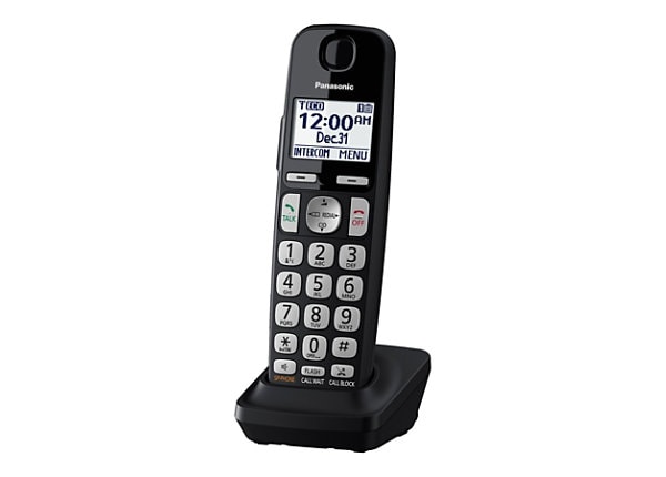 Black Panasonic KX-TGEA40 B Replacement Handset for Cordless Phone System 