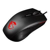 MSI Clutch GM40 Gaming - mouse - USB - black