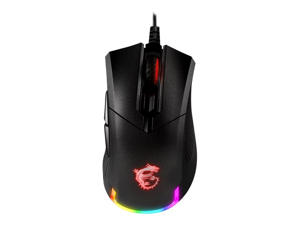 MSI Clutch GM50 Gaming - mouse - USB - black