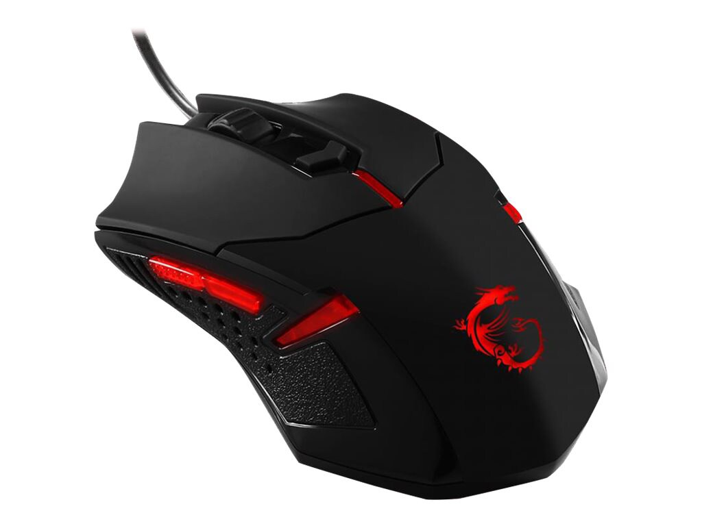 MSI Interceptor DS B1 Gaming - mouse - USB - black