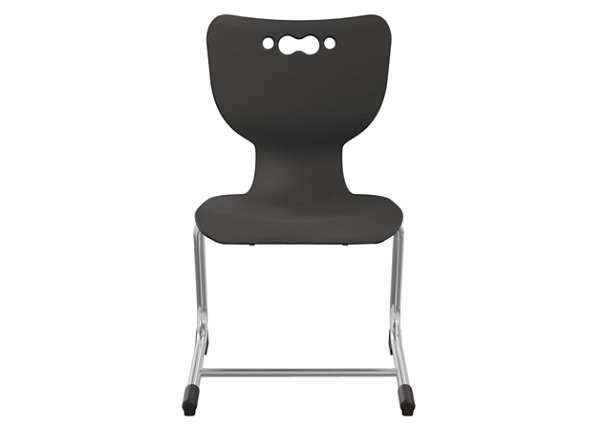 Balt Hierarchy Cantilever School Chair with 16" Chrome Base - Black